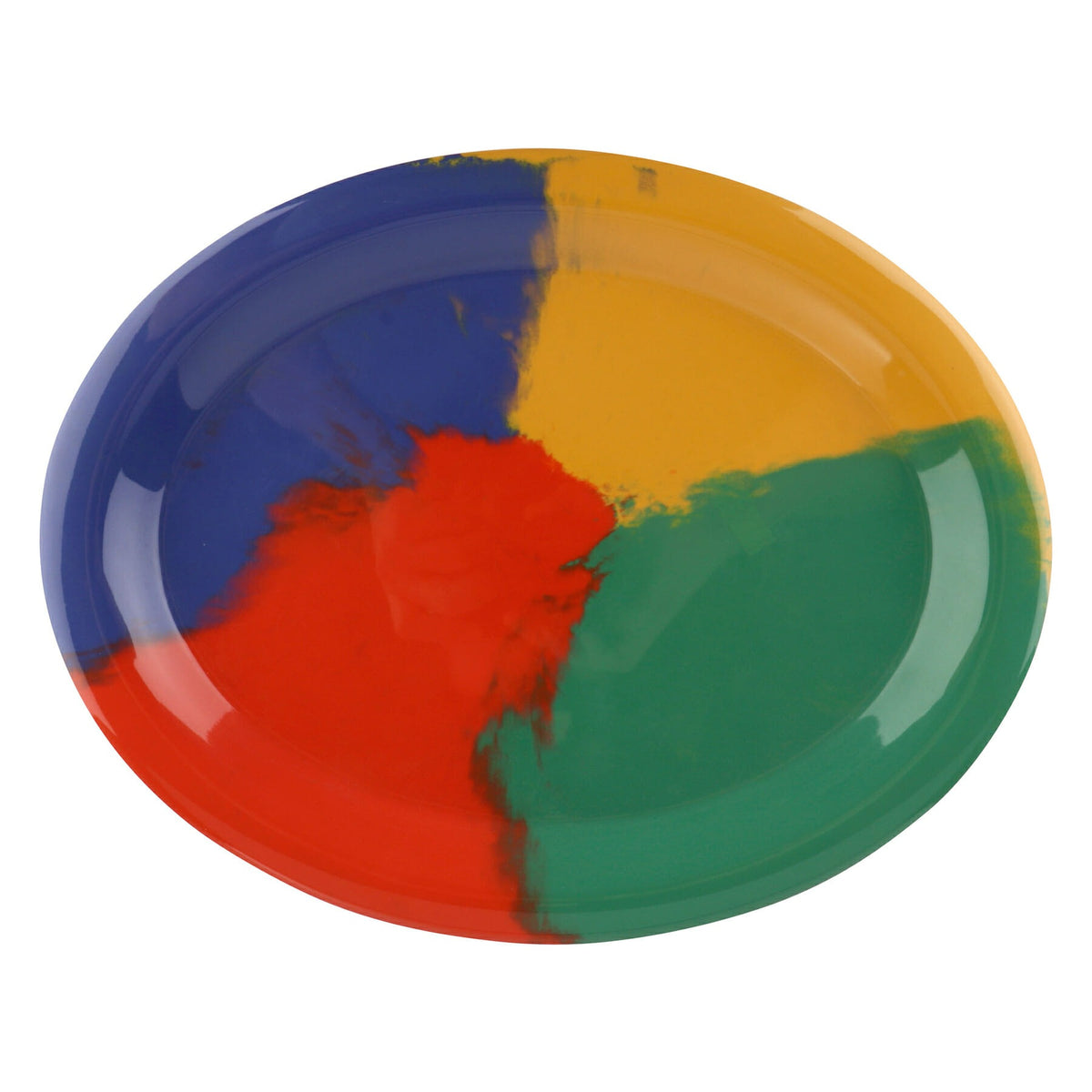 G.E.T. Enterprises OP-135 GET Diamond Mardi Gras Melamine Platter, 10 1/4" x 13 1/2", 12/Case - photo 2