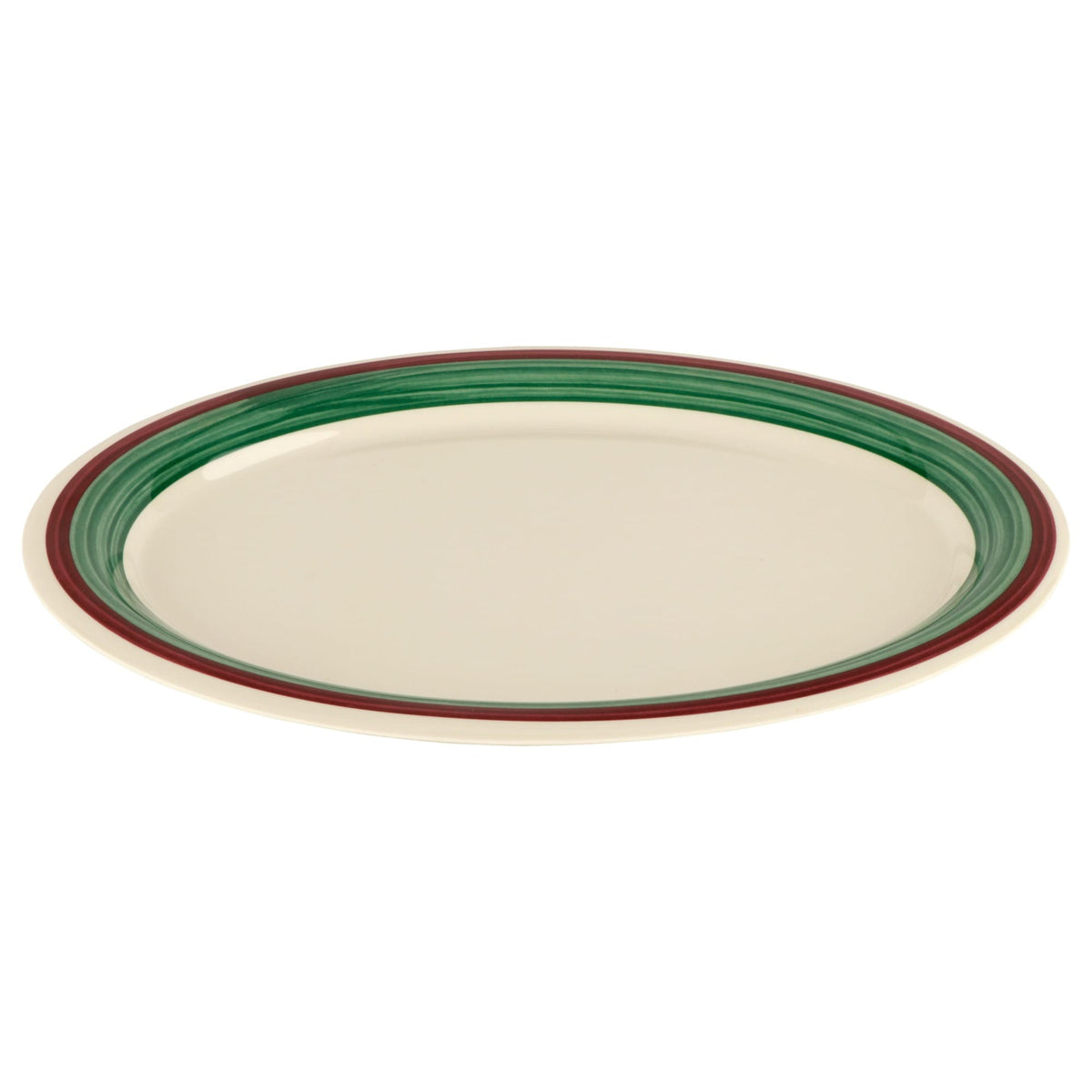 G.E.T. Enterprises OP-135-PO GET Diamond Portofino Melamine Platter, 10 1/4" x 13 1/2", Ivory, 12/Case - Default Title