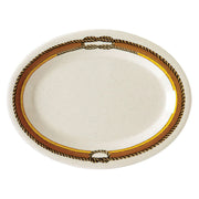 G.E.T. Enterprises OP-135-RD GET Diamond Rodeo Melamine Platter, 10 1/4" x 13 1/2", Ivory, 12/Case - Default Title