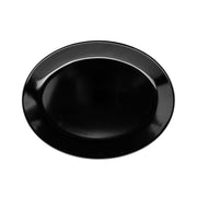 G.E.T. Enterprises OP-1411-BK GET Settlement Oasis Melamine Platter, 10 3/4" x 14", Black, 12/Case - photo 2