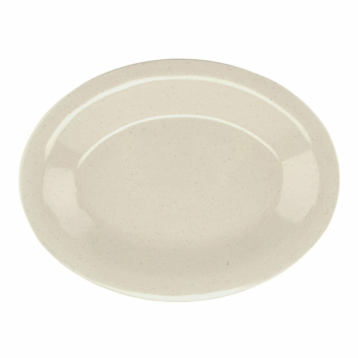 G.E.T. Enterprises OP-220-IR GET Santa Fe Ironstone Melamine Platter, 9" x 12", Ivory, 24/Case - photo 2