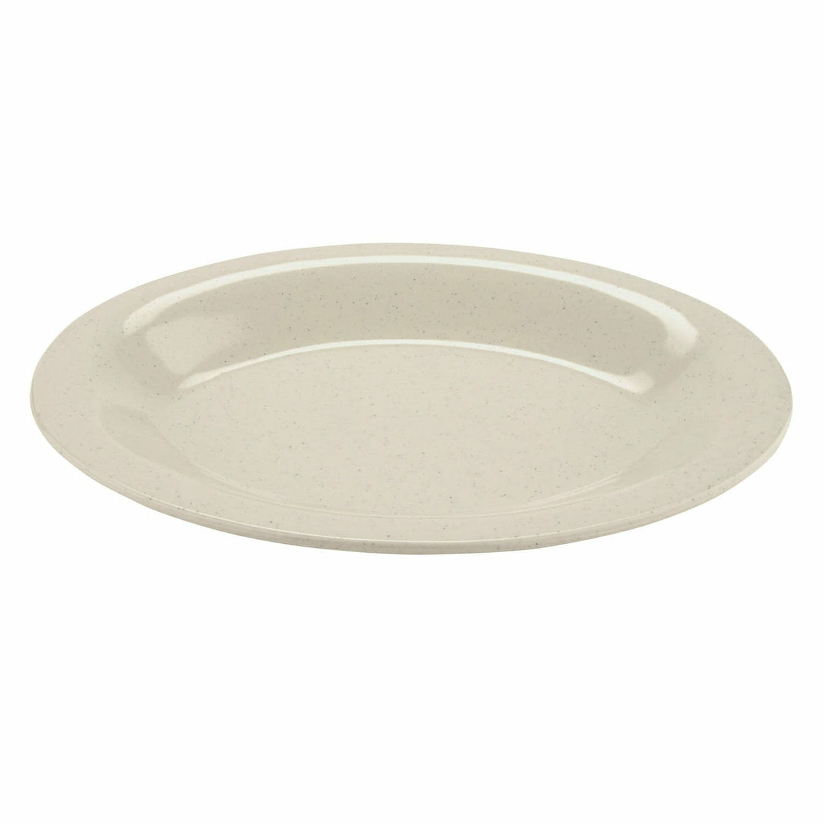 G.E.T. Enterprises OP-220-IR GET Santa Fe Ironstone Melamine Platter, 9" x 12", Ivory, 24/Case - Default Title