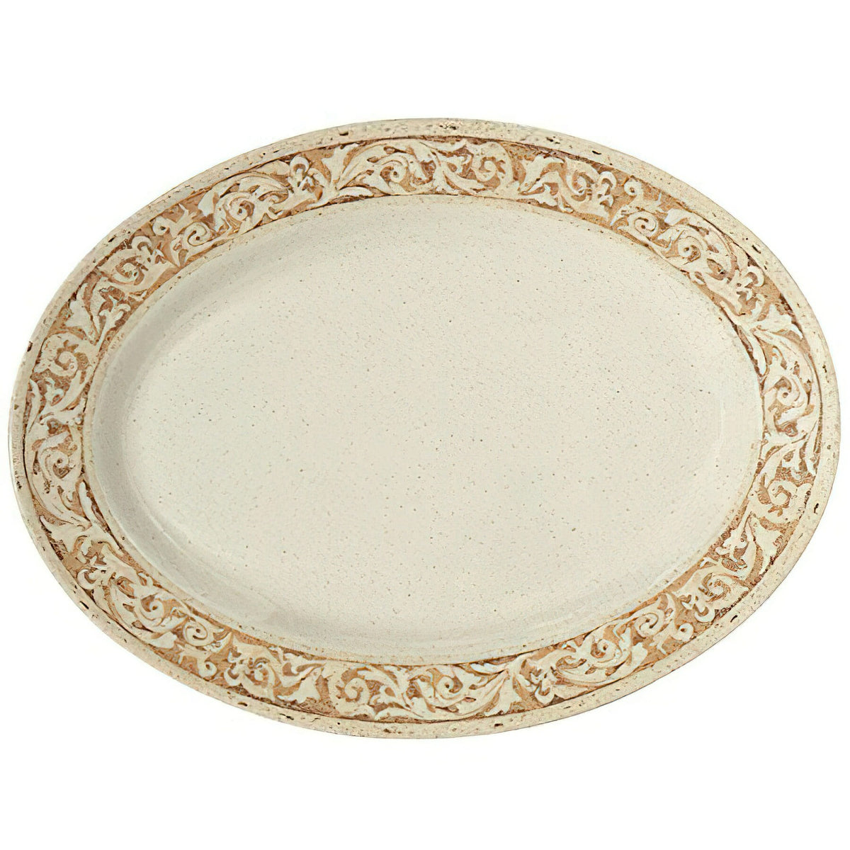 G.E.T. Enterprises OP-621-OL GET Olympia Melamine Platter, 15" x 21", Beige, 12/Case - Default Title