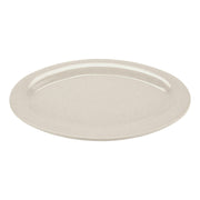 G.E.T. Enterprises GET Santa Fe Ironstone Melamine Platter, Ivory - 9 3/4"