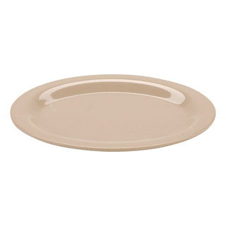 G.E.T. Enterprises GET Tahoe Melamine Platter, Beige - 9 3/4"