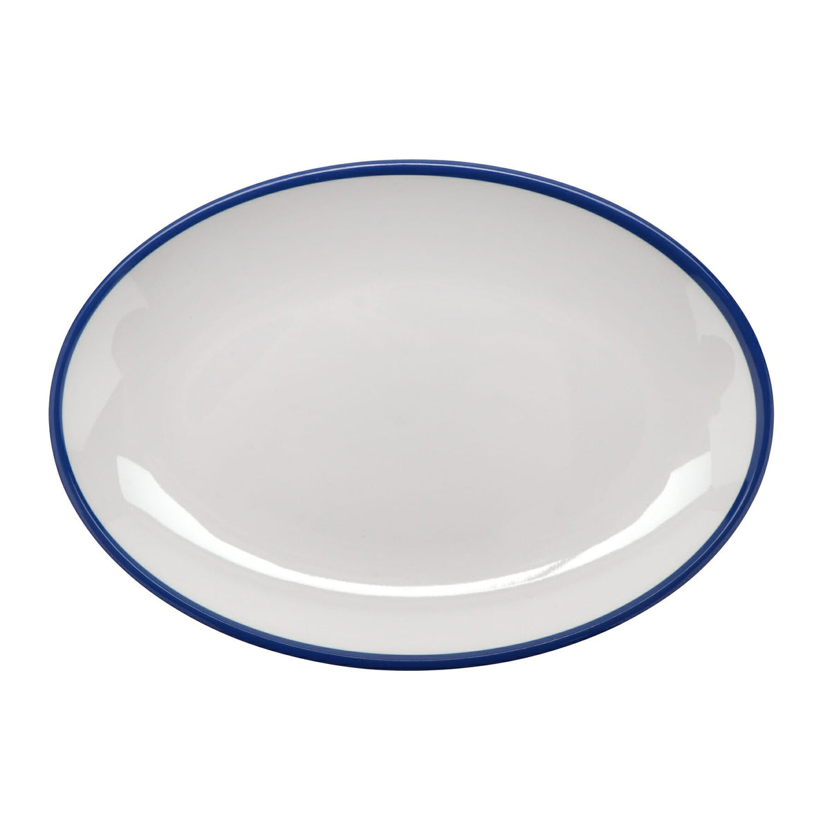 G.E.T. Enterprises OP-960-W/CB GET Settlement Bistro Melamine Settlement Bistro White, 6 1/4" x 9", 24/Case - photo 2