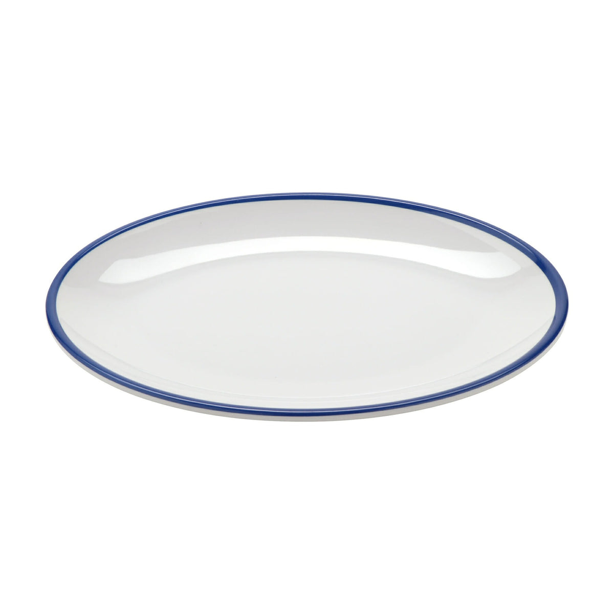 G.E.T. Enterprises OP-960-W/CB GET Settlement Bistro Melamine Settlement Bistro White, 6 1/4" x 9", 24/Case - Default Title
