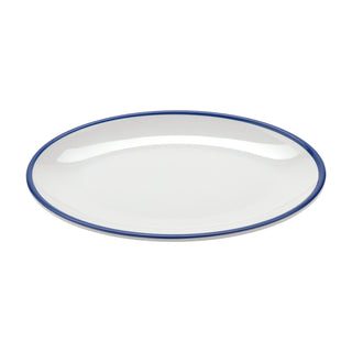 G.E.T. Enterprises OP-960-W/CB GET Settlement Bistro Melamine Settlement Bistro White, 6 1/4" x 9", 24/Case - Default Title