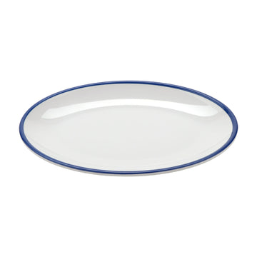 G.E.T. Enterprises OP-960-W/CB GET Settlement Bistro Melamine Settlement Bistro White, 6 1/4" x 9", 24/Case - Default Title