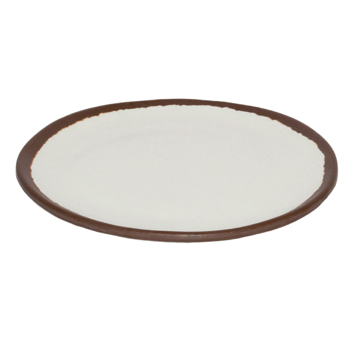 G.E.T. Enterprises P-101 GET Mantle Melamine Plate, 10 1/2" Diameter, 12/Case - Brown