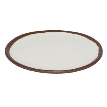 G.E.T. Enterprises P-101 GET Mantle Melamine Plate, 10 1/2" Diameter, 12/Case - Brown