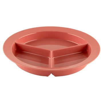 G.E.T. Enterprises P-1530-MAV Polycarbonate Deep Plate, 9" Diameter, Mauve, 12/Case - Default Title