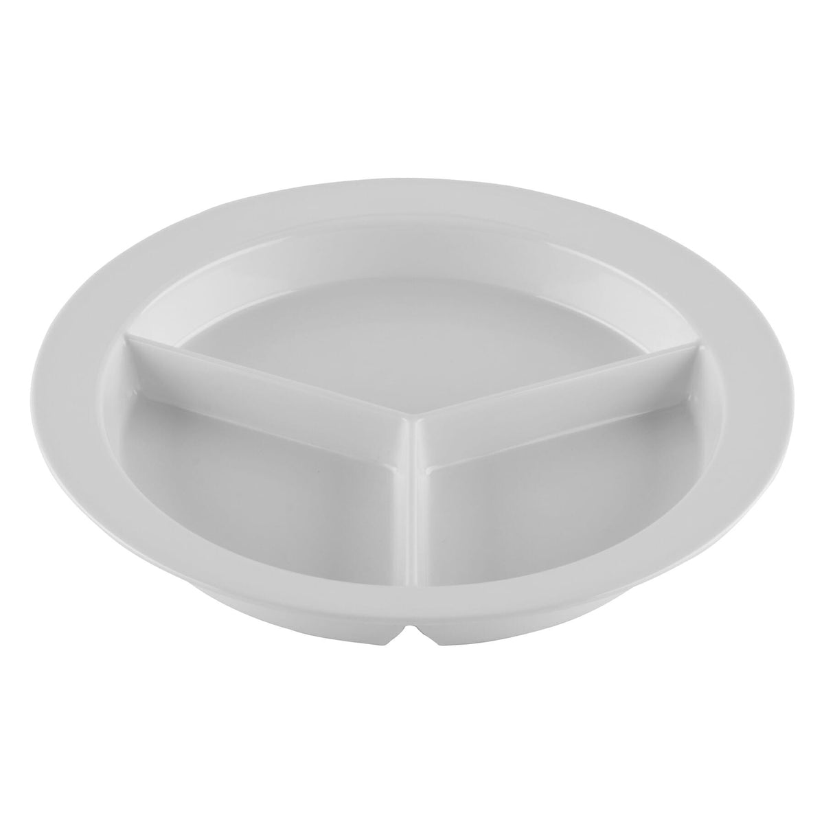 G.E.T. Enterprises P-1530-W Polycarbonate Deep Plate, 9" Diameter, White, 12/Case - Default Title