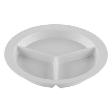 G.E.T. Enterprises P-1530-W Polycarbonate Deep Plate, 9" Diameter, White, 12/Case - Default Title