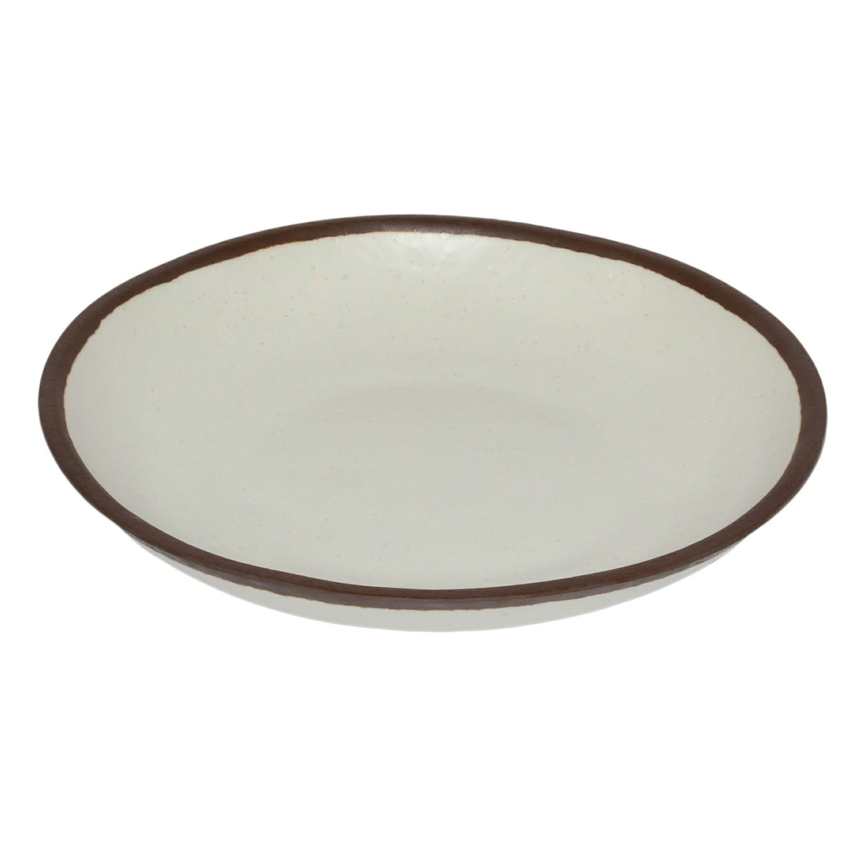 G.E.T. Enterprises P-83 GET Pottery Market Melamine Plate, 8" Diameter, 24/Case - Beige Brown