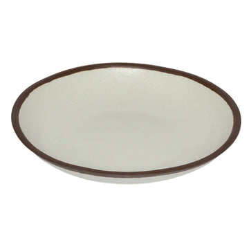 G.E.T. Enterprises P-83 GET Pottery Market Melamine Plate, 8" Diameter, 24/Case - Beige Brown