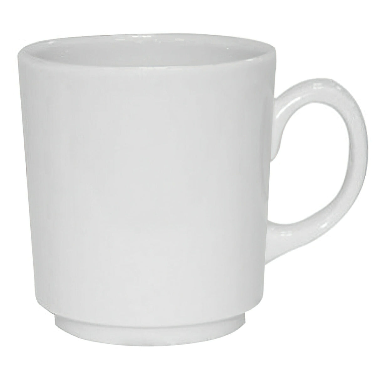 Corona by GET Enterprises Actualite Porcelain Tea Cup Mug, 3 1/4" Diameter - 9 oz.