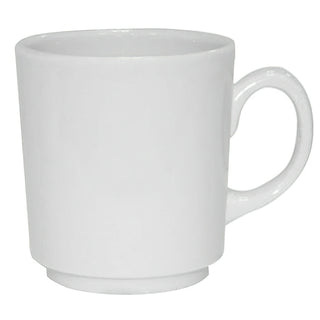 Corona by GET Enterprises Actualite Porcelain Tea Cup Mug, 3 1/4" Diameter - 9 oz.