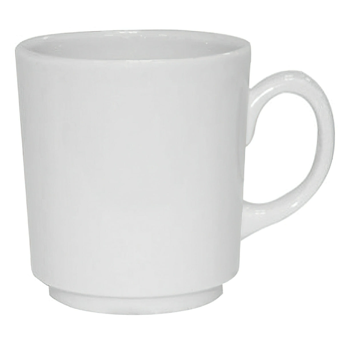 Corona by GET Enterprises Actualite Porcelain Tea Cup Mug, 3 1/4" Diameter - 12 oz.