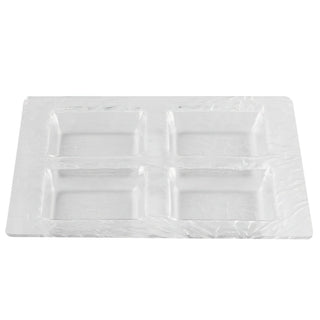 G.E.T. Enterprises PL-01 GET Clipper Mill Plastic Tray, 11 1/2" x 11 1/2", Clear - Default Title