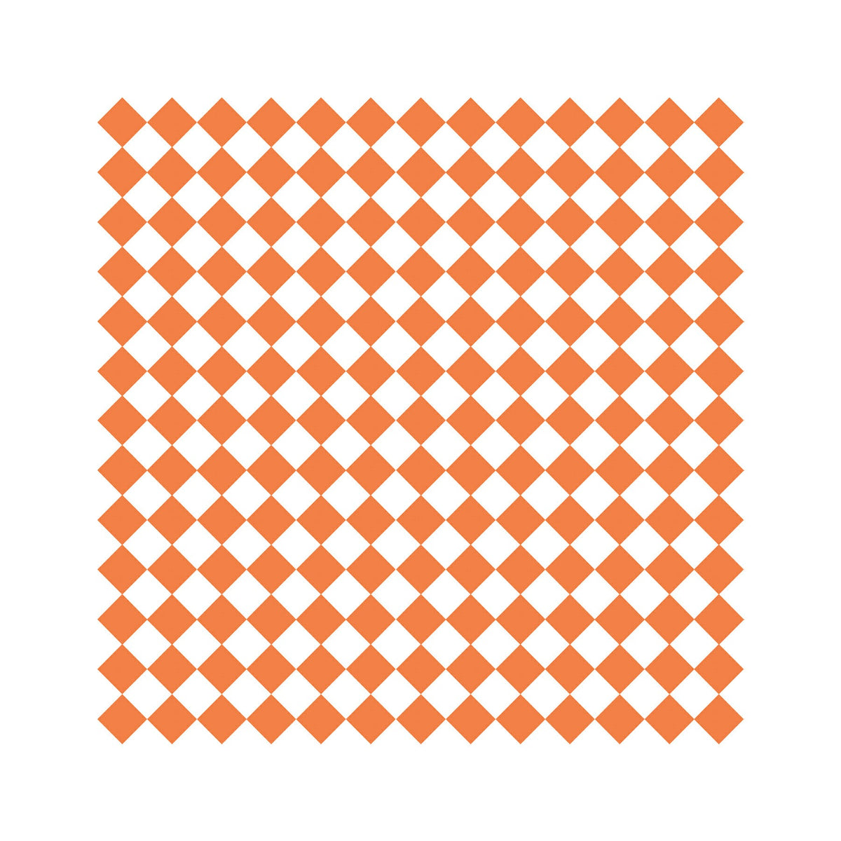 G.E.T. Enterprises Liner, 12" x 12", 1,000/Case - Orange Check Deli Sandwich Wrap Paper