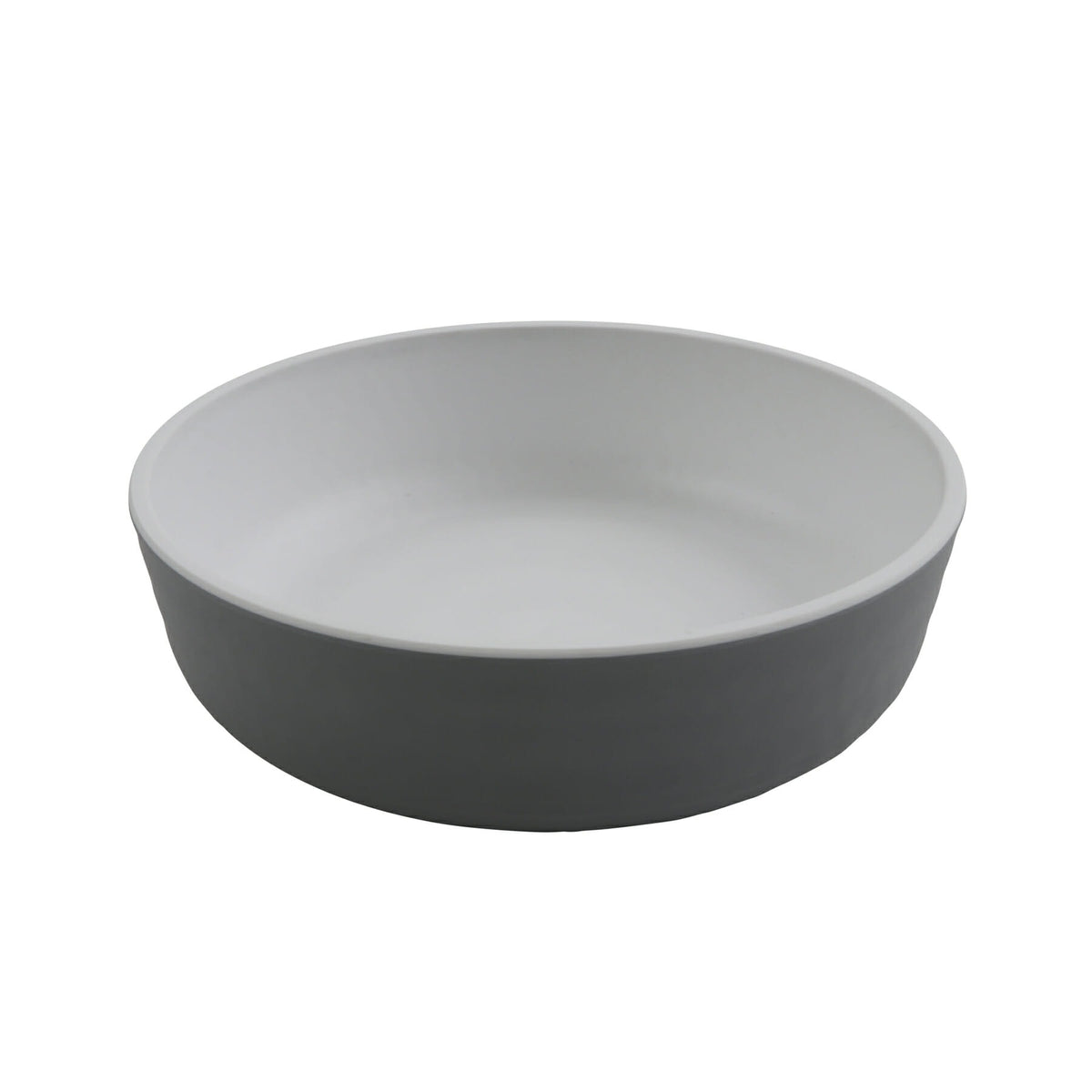 G.E.T. Enterprises RB-7 GET Roca Melamine Bowl, 24 oz., 12/Case - Gray White
