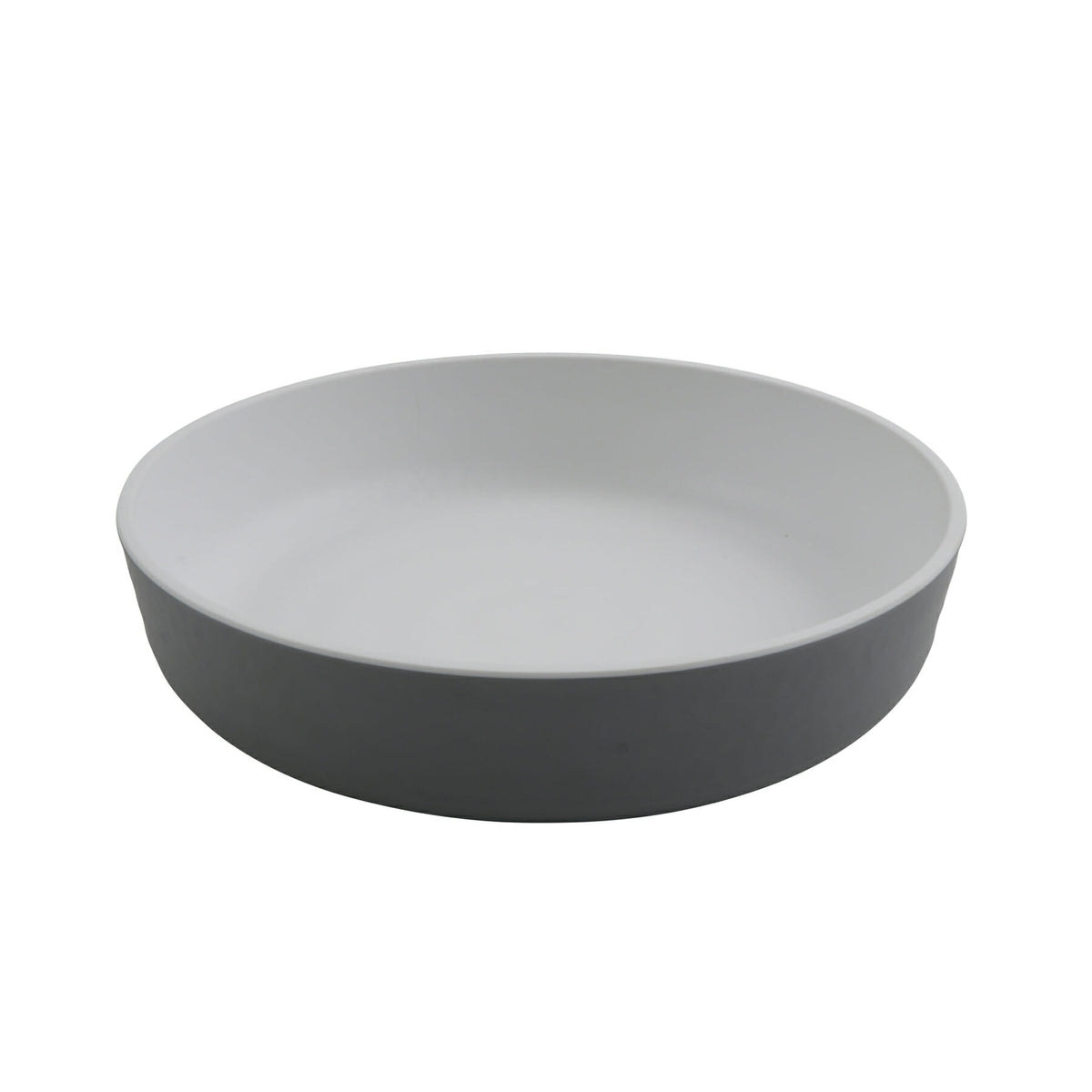 G.E.T. Enterprises RB-9 GET Roca Melamine Bowl, 42 oz., 12/Case - Gray White