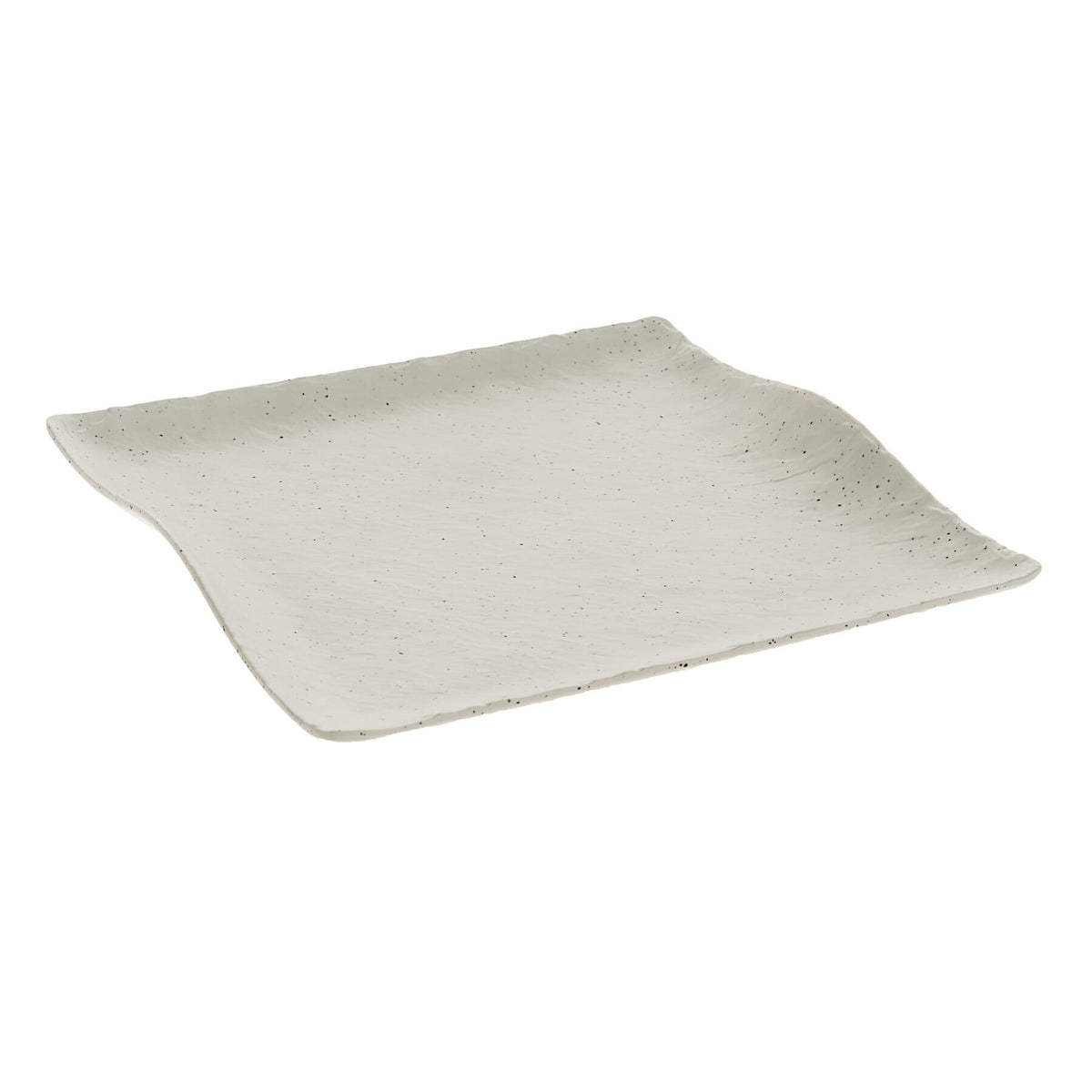 cheforward Infuse Melamine Platter, 11" x 11", Gray, 10/Case - Natural