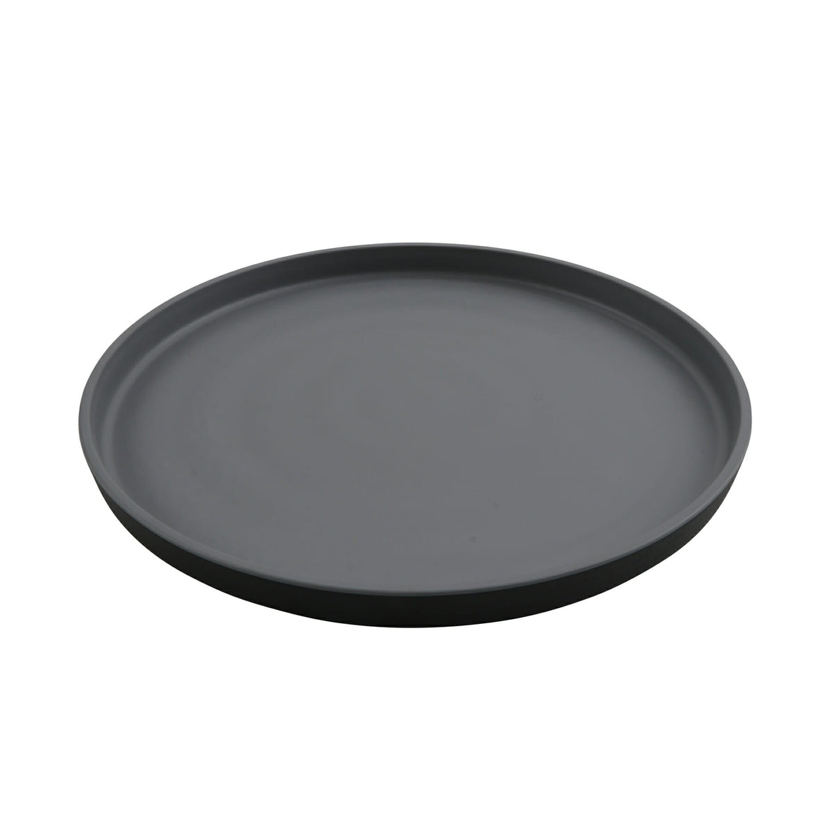 G.E.T. Enterprises GET Roca Black Melamine Plate - 11"