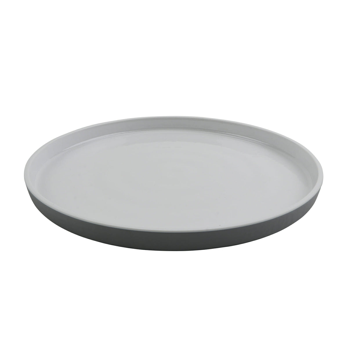 G.E.T. Enterprises GET Roca White Melamine Plate - 11"