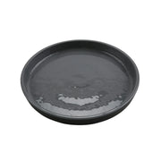 G.E.T. Enterprises GET Roca Black Melamine Plate - 7"