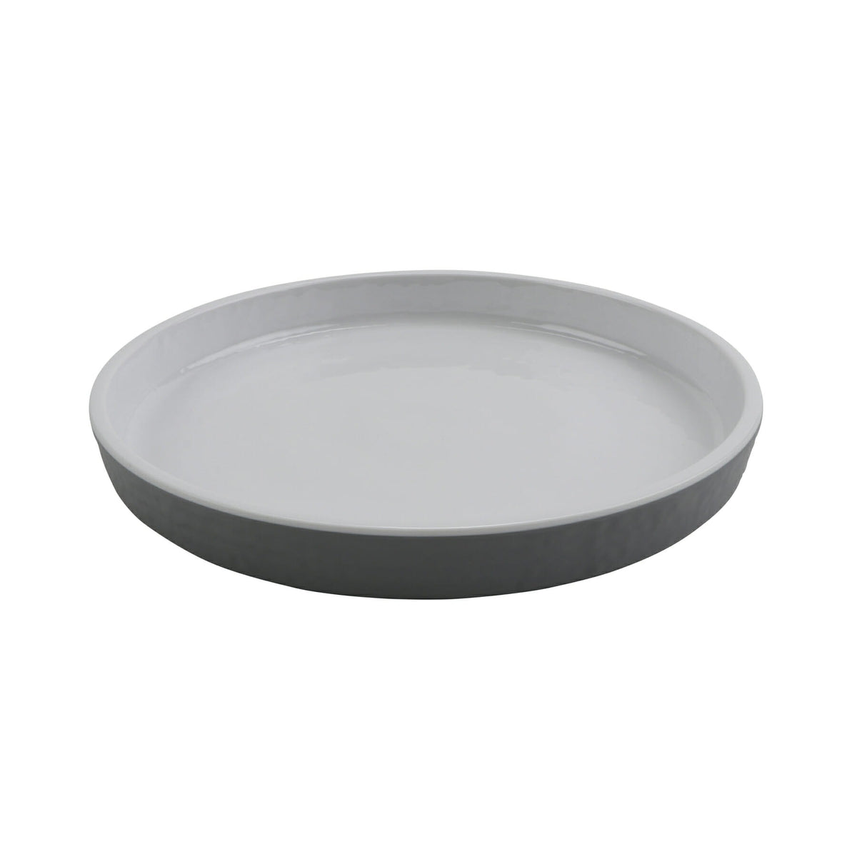 G.E.T. Enterprises GET Roca White Melamine Plate - 7"