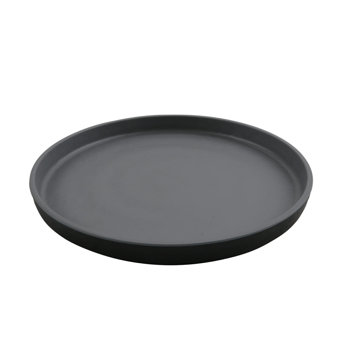 G.E.T. Enterprises GET Roca Black Melamine Plate - 9"