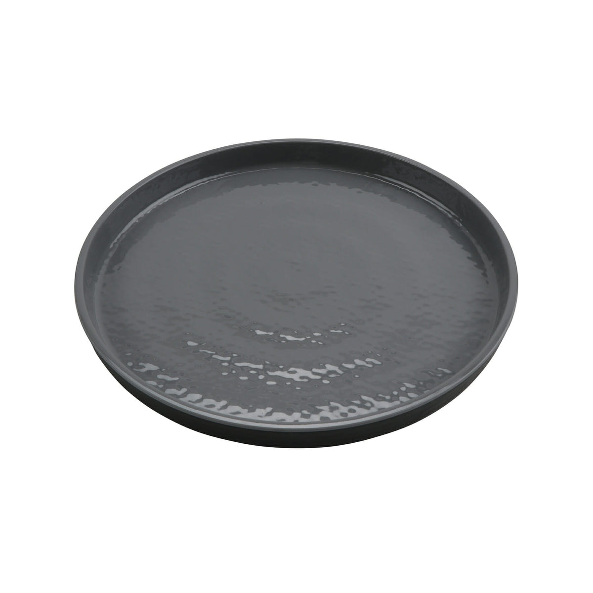 G.E.T. Enterprises GET Roca Black Melamine Plate - 9"