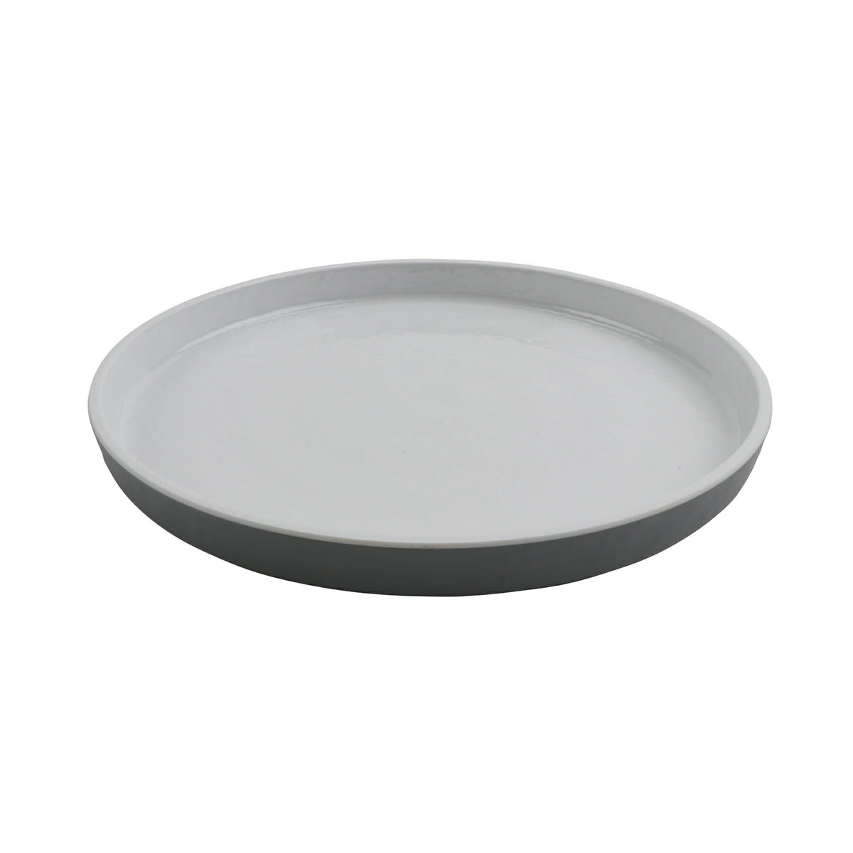G.E.T. Enterprises GET Roca White Melamine Plate - 9"
