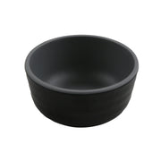 G.E.T. Enterprises RR-3 GET Roca Melamine Sauce Dish, 3 oz., 72/Case - Black Gray