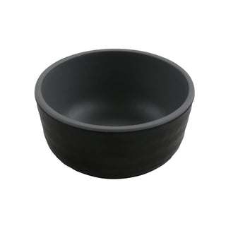 G.E.T. Enterprises RR-3 GET Roca Melamine Sauce Dish, 3 oz., 72/Case - Black Gray