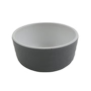 G.E.T. Enterprises RR-3 GET Roca Melamine Sauce Dish, 3 oz., 72/Case - Gray White
