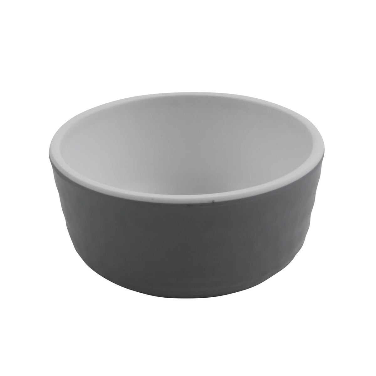 G.E.T. Enterprises RR-3 GET Roca Melamine Sauce Dish, 3 oz., 72/Case - Gray White