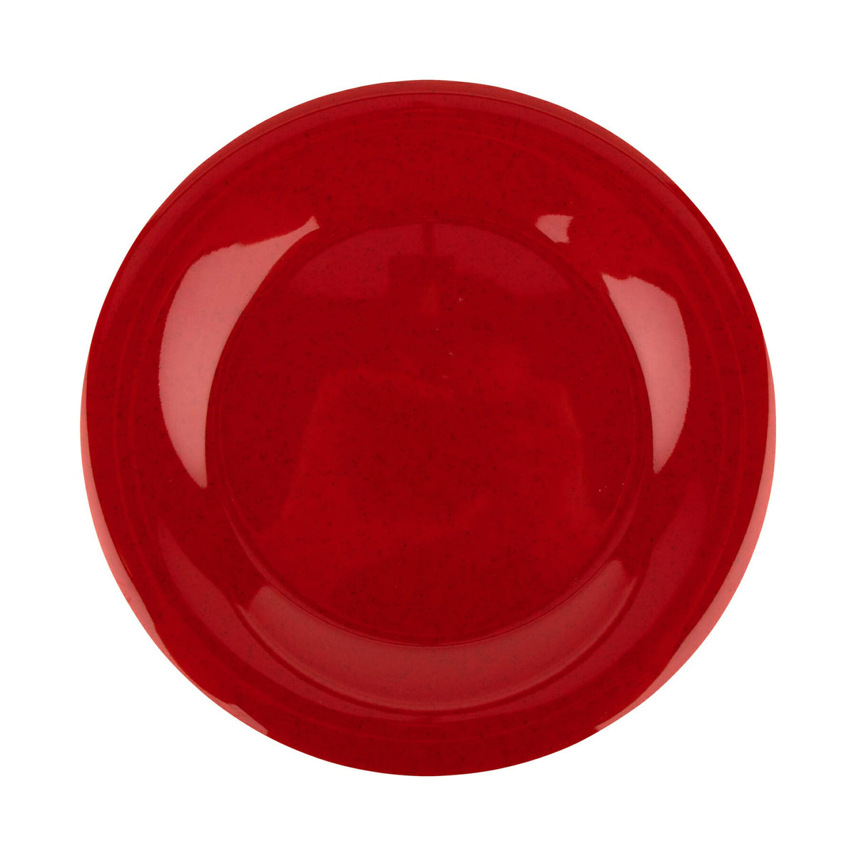 G.E.T. Enterprises WP-7 GET Red Sensation Red Melamine Plate, 7 1/2" Diameter, 48/Case - Red Sensation Round