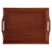 G.E.T. Enterprises RST-2516-M Wood Room Service Tray, 16" x 25", Brown - Default Title