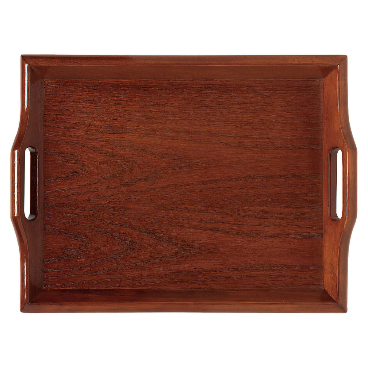 G.E.T. Enterprises RST-2516-M Wood Room Service Tray, 16" x 25", Brown - Default Title
