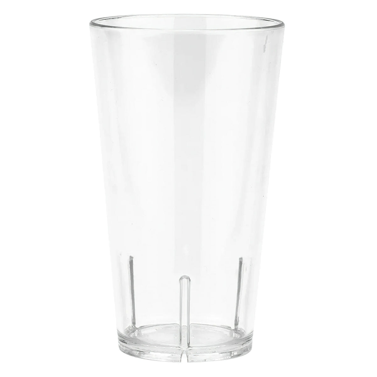 G.E.T. Enterprises SAN Plastic Mixing Glass, Clear, 24/Case - photo 2