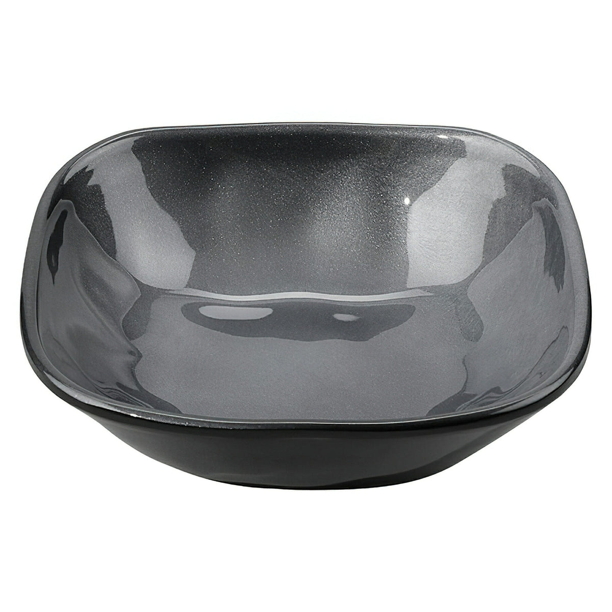 G.E.T. Enterprises GET Cosmo Melamine Nappie Bowl, Black - 14 oz.