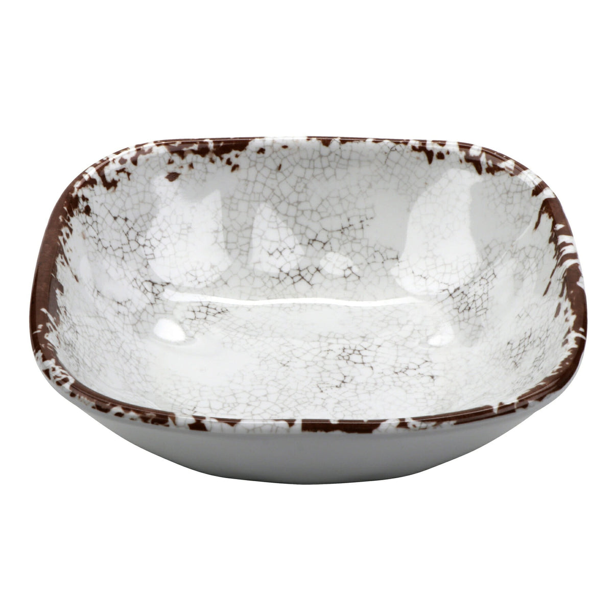 G.E.T. Enterprises SB-14 GET Arctic Mill Melamine Bowl, 14 oz., White, 24/Case - French