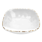 G.E.T. Enterprises SB-14 GET Arctic Mill Melamine Bowl, 14 oz., White, 24/Case - Urban Glazed Irregular