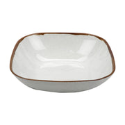 G.E.T. Enterprises GET Rustic Mill Melamine Bowl, White - 5.7 qt.