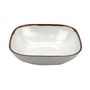 G.E.T. Enterprises GET Rustic Mill Melamine Bowl, White - 2.5 qt.