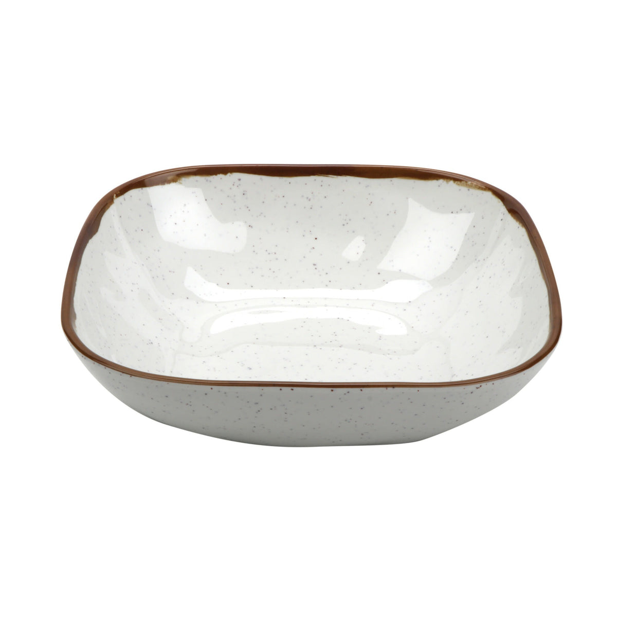 G.E.T. Enterprises GET Rustic Mill Melamine Bowl, White - 2.5 qt.