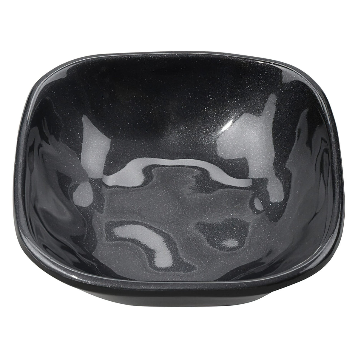 G.E.T. Enterprises SCS-9-CSS GET Cosmo Melamine Plate, 9 1/2" x 9 1/2", Black, 12/Case - Default Title
